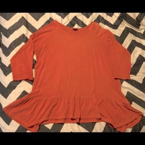 Womens XL Orange Shirt